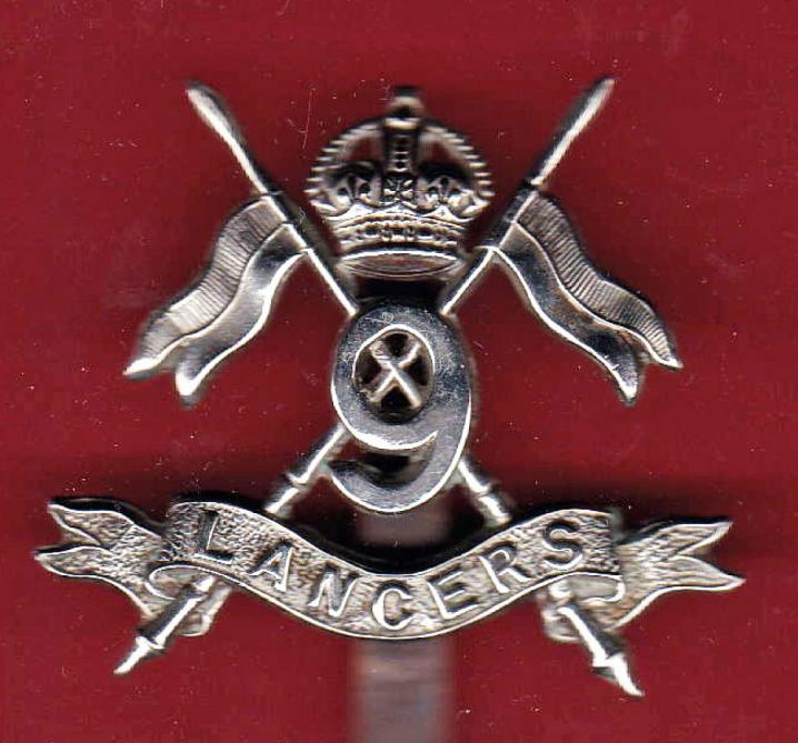 9th Queen's Royal Lancers OR's cap badge
