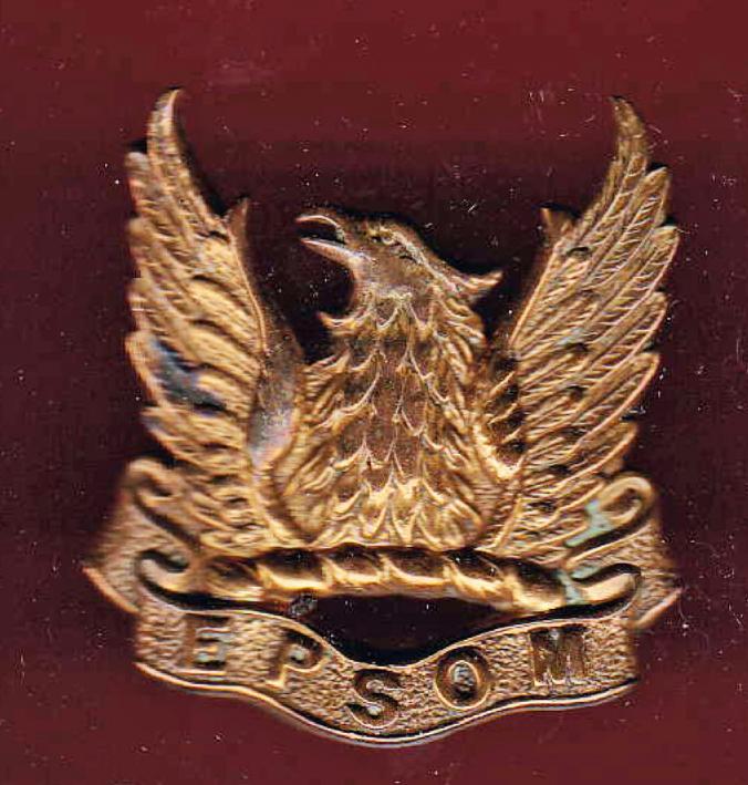 Epsom College Surrey O.T.C. cap badge