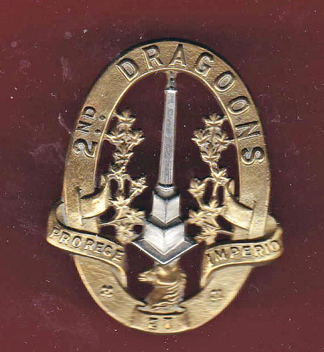 Canadian 2nd Dragoons WW2 Cap Badge