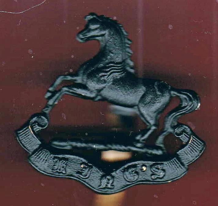 5th Bn. The King's Liverpool Regiment. OR's cap badge