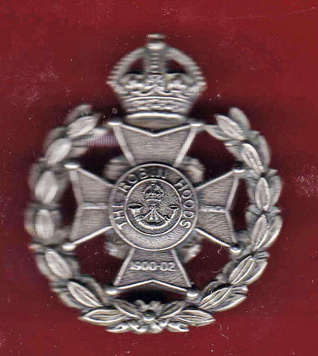 The Robin Hood Rifles WW1 OR's cap badge