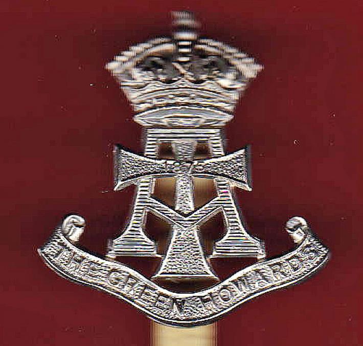 The Green Howard's OR's cap badge
