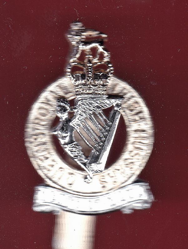 Queen's Royal Irish Hussars staybright cap badge