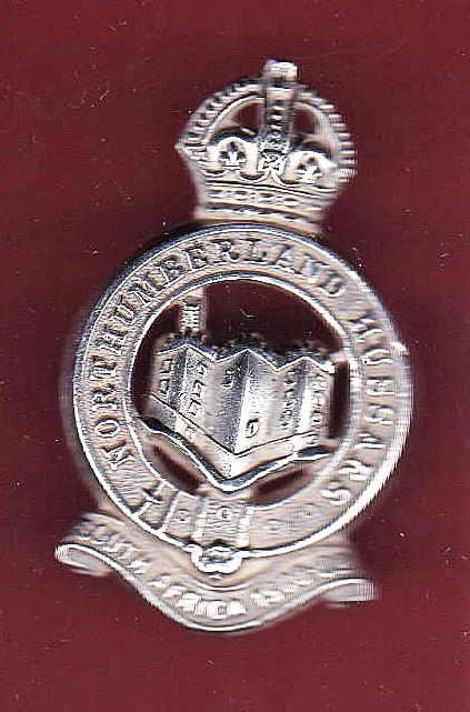 Northumberland Hussars Yeomanry Officer's cap badge