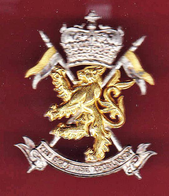 The Scottish Yeomanry Officer's cap badge
