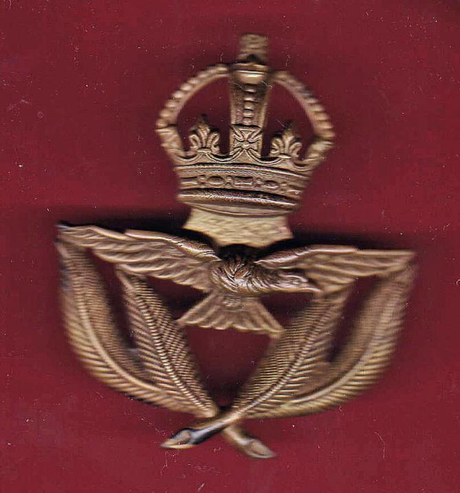 Royal Air Force WW2 Warrant Officer's cap badge