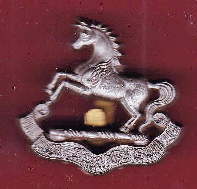 King's Liverpool Regiment WW2 plastic economy cap badge