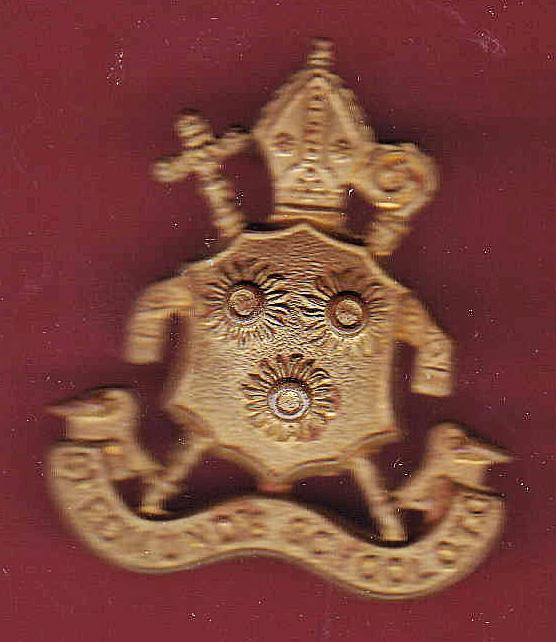 St. Edmund's School Canterbury O.T.C. cap badge