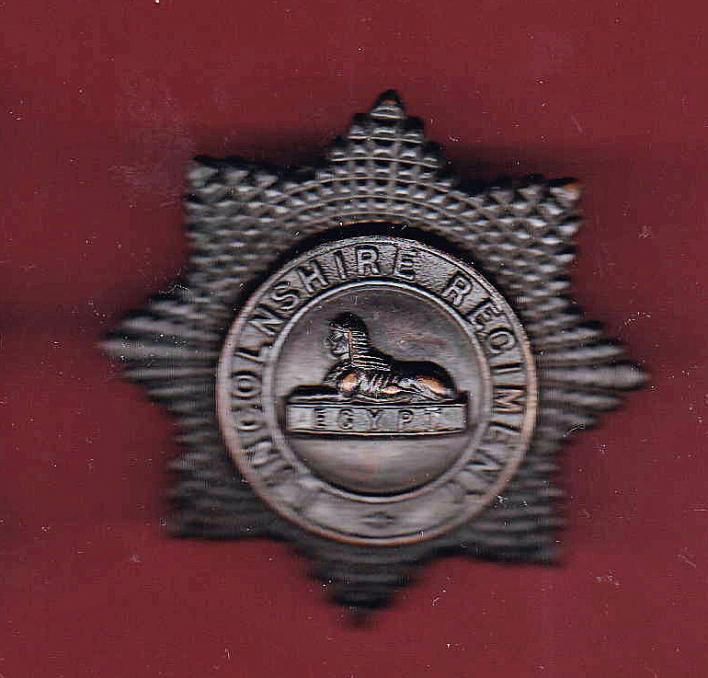 The Lincolnshire Regiment WW1  Officer's OSD cap badge