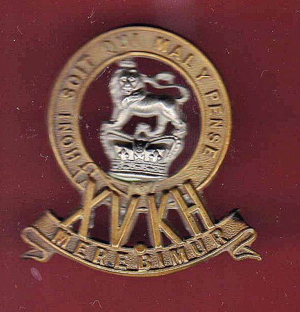15th King's Hussars Victorian OR's cap badge