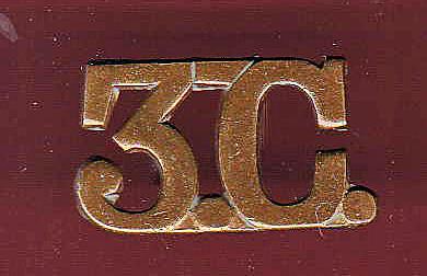 Indian Army; 3 C. 3rd Cavalry WW2 shoulder title