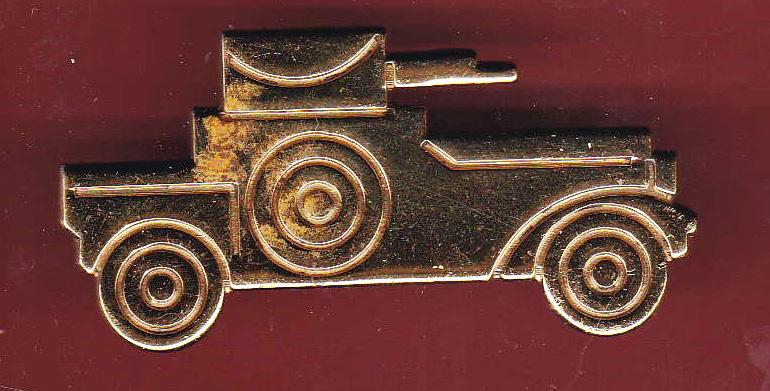 12th POW Royal Lancers Troopers Armoured Car sleeve badge