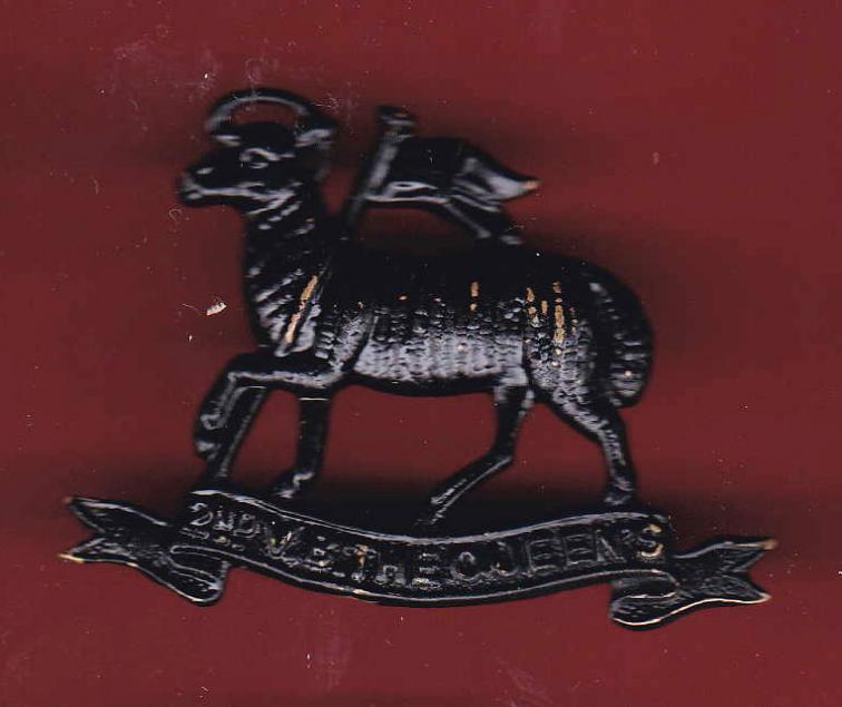 2nd VB The Queen’s Royal West Surreys cap badge