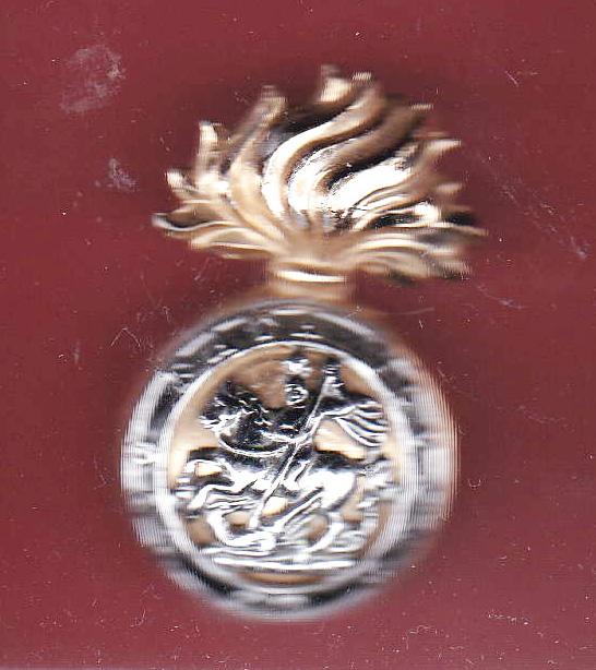 Royal Northumberland Fusiliers staybright cap badge