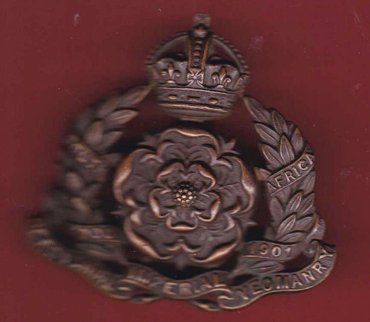 Derbyshire Imperial Yeomanry OR’s bronze cap badge
