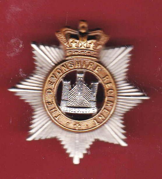 The Devonshire Regiment Victorian OR's cap badge