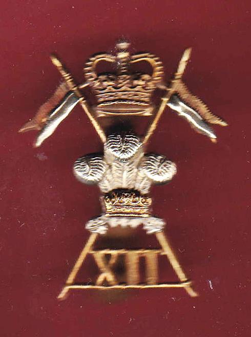 12th Royal Lancers cap badge