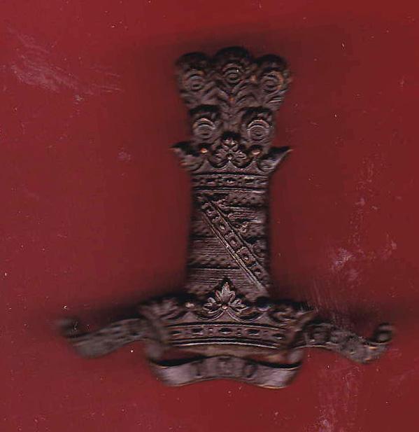 11th Hussars (Prince Albert's Own) Officers OSD cap badge
