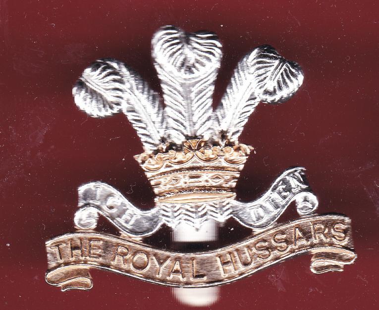 The Royal Hussars staybright cap badge