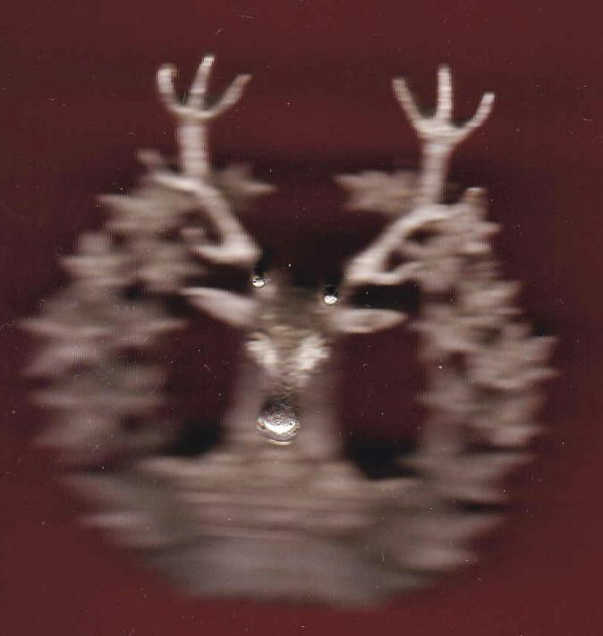 Scottish Gordon Highlanders Officer's glengarry badge