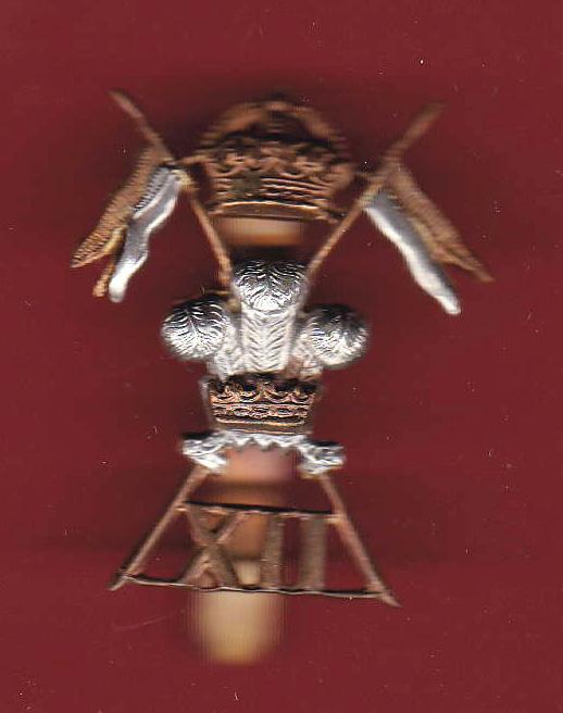 12th Royal Lancers cap badge