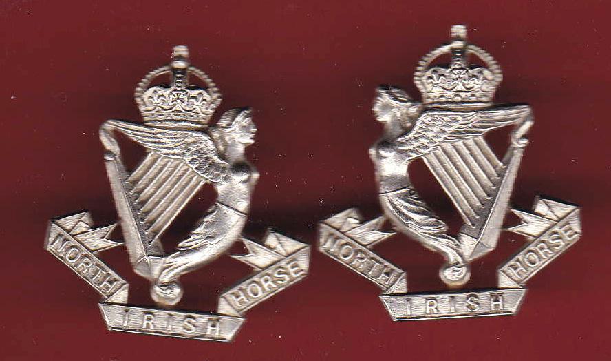 North Irish Horse OR's collar badges