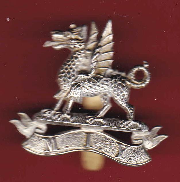 Welsh. Montgomeryshire Imperial Yeomanry cap badge.