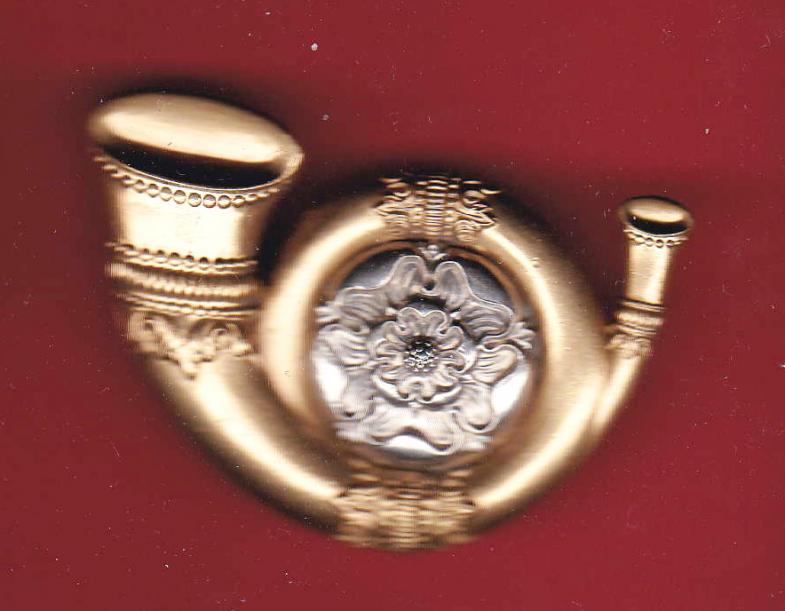 King’s Own Yorkshire Light Infantry Victorian / Edwardian OR’s ‘Smasher hat’  badge.