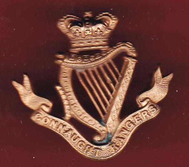 Irish The Connaught Rangers Regiment Victorian OR's cap badge