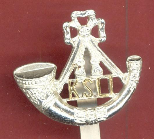 King's Shropshire Light Infantry staybright cap badge