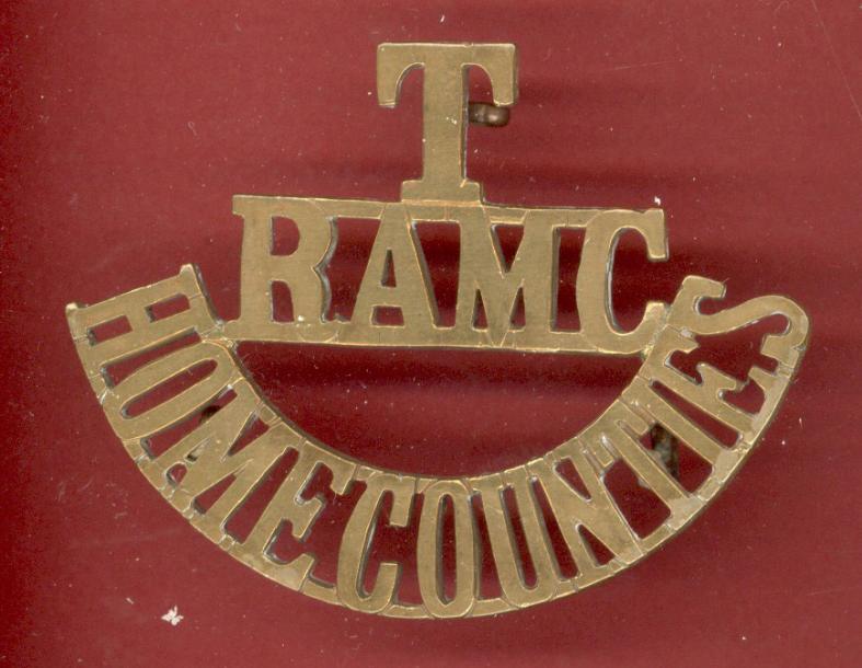 T / RAMC / HOME COUNTIES WW1 shoulder title