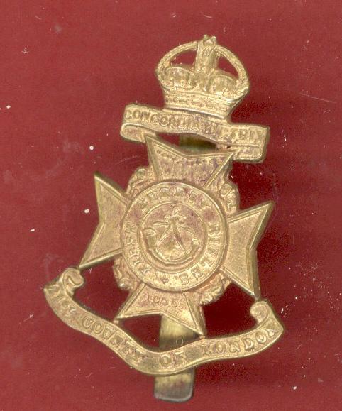 21st County of London Bn 1st Surrey Rifles cap badge