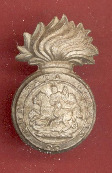 Royal Northumberland Fusiliers WW2 plastic economy cap badge