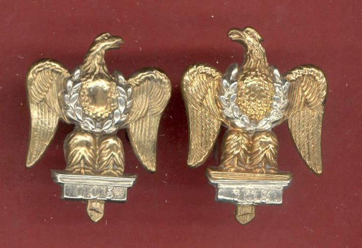 Royal Dragoons OR's collar badges.