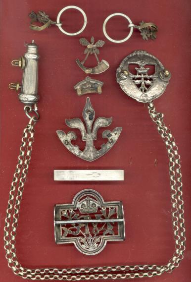 The Robin Hood Rifles Victorian pouch belt fittings
