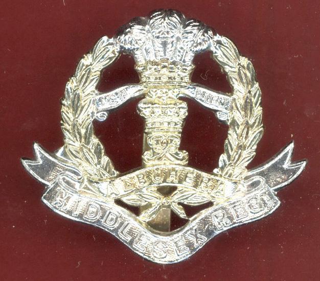 Middlesex Regiment staybright cap badge