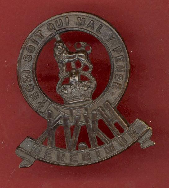 15th King's Hussars WW1 Officer's OSD cap badge