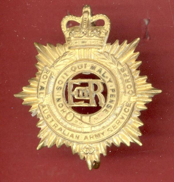 Royal Australian Army Service Corps  cap badge