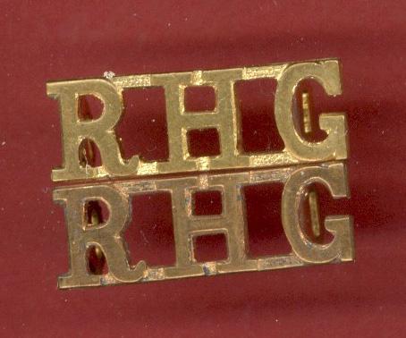 RHG Royal Horse Guards Officer's shoulder titles