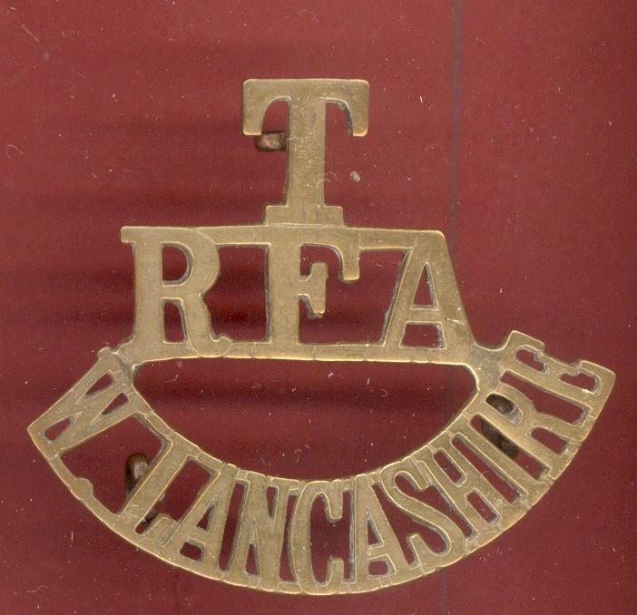 T / RFA / W.LANCASHIRE shoulder title