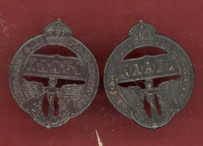 N.A.A.F.I. WW2 Officer's OSD collar badges
