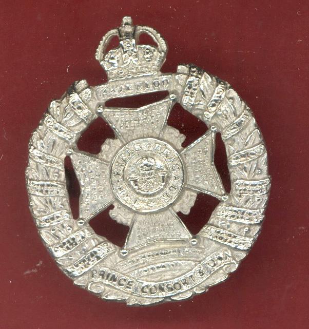 Rifle Brigade Officers WW2 silver cap badge.