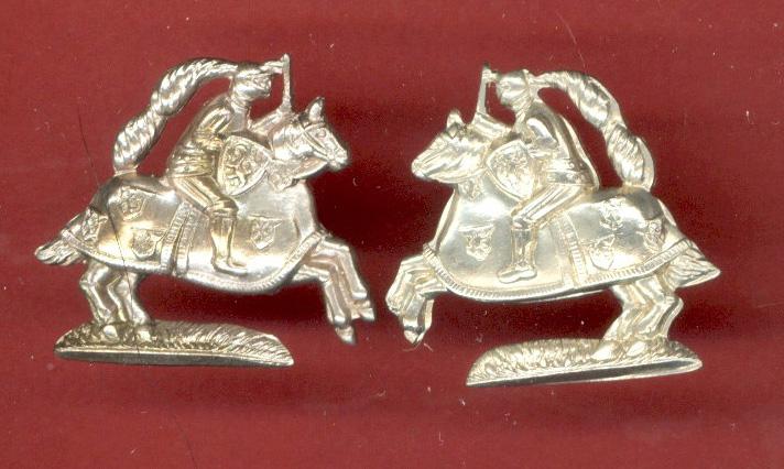 Fife & Forfar Yeomanry OR's collar badges
