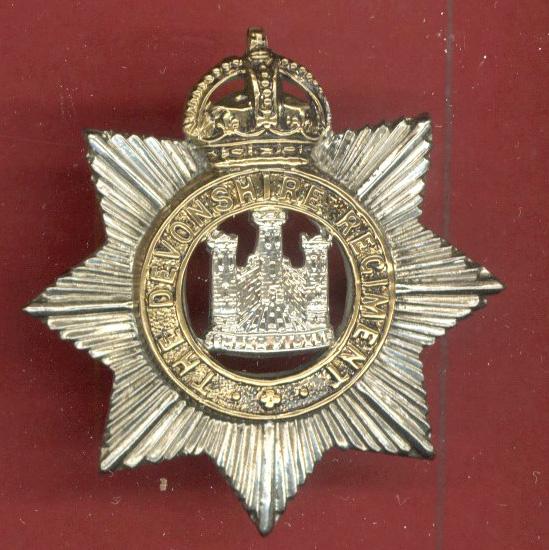 The Devonshire Regiment Edwardian OR's cap badge