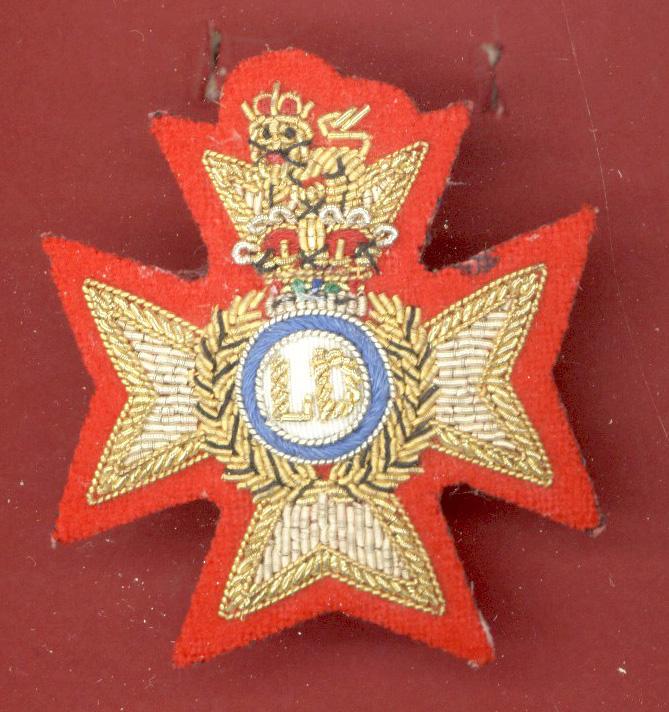 The Light Dragoons Officers bullion beret badge