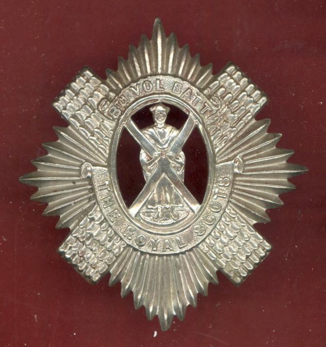 Scottish 8th VB Royal Scots O/R's glengarry badge