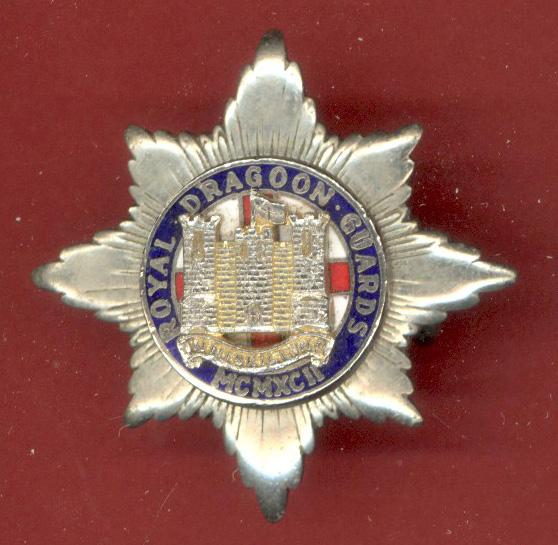 Royal Dragoon Guards Officer's cap badge