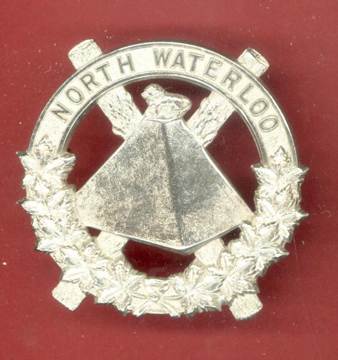 Canadian North Waterloo Regiment glengarry badge