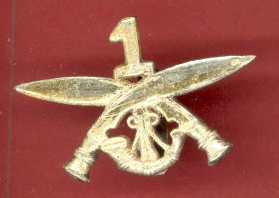 1st King George V's Own Gurkha Rifles head-dress badge