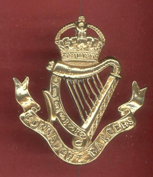 Irish The Connaught Rangers Regiment Edwardian OR's cap badge
